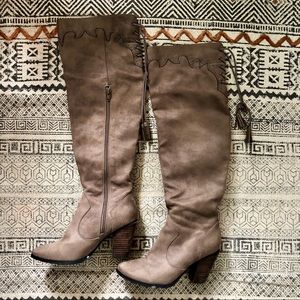 Over the knee boots